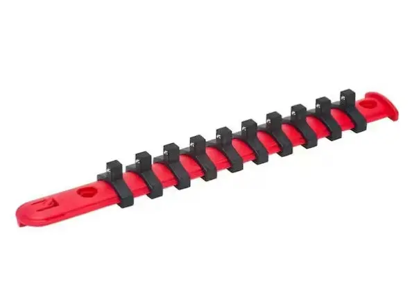1/4-Inch Drive Socket Rail Organizer for Compact Tool Storage