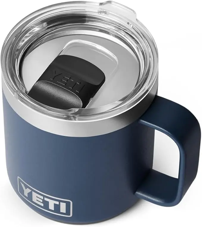 10 oz Stackable Ceramic-Lined Mug with Durasip Coating