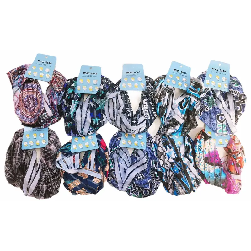 10-Piece Versatile Buff Mask – Breathable Unisex Face Protection for Boating & Shore Fishing