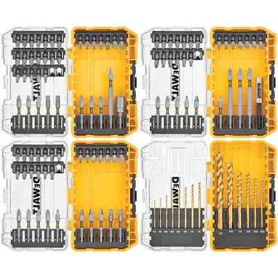 110-Piece Heavy-Duty Screwdriver Bit Kit with Non-Slip Grip