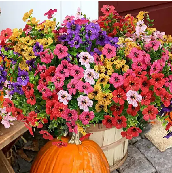 13-Inch Multi-Color Million Bells Artificial Flowers – Indoor/Outdoor Ready