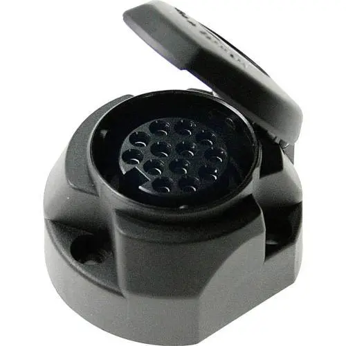 13-Pin Trailer Socket – Durable Plastic Housing