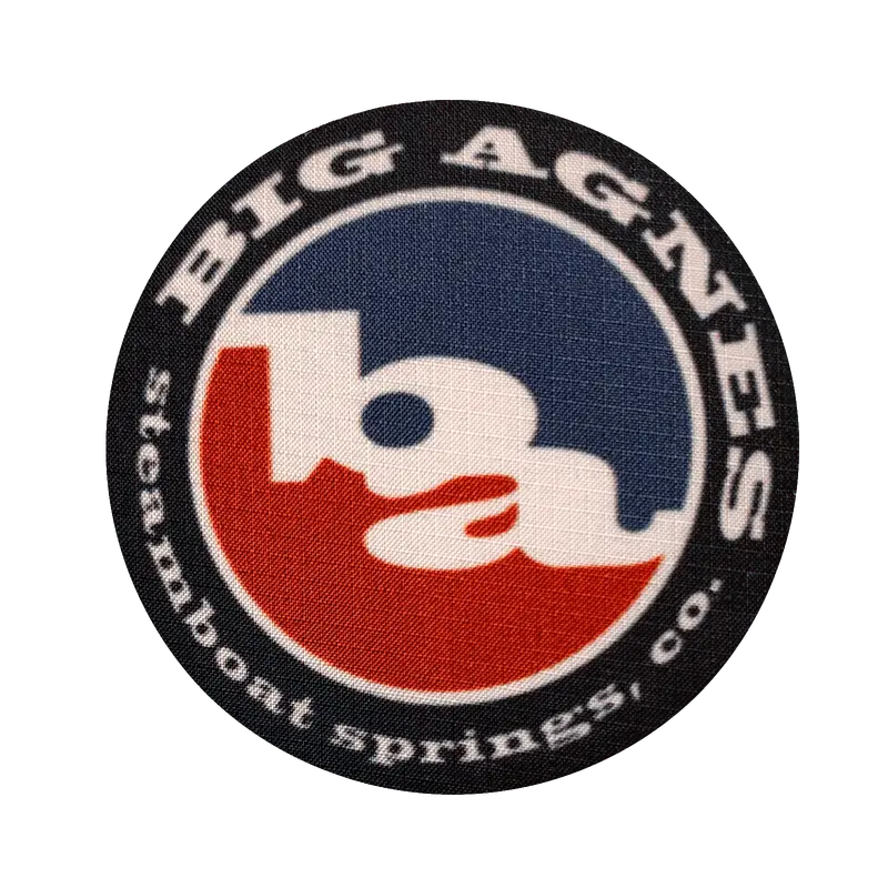 2-Inch Big Agnes Noso® Branded Iron-On Patch