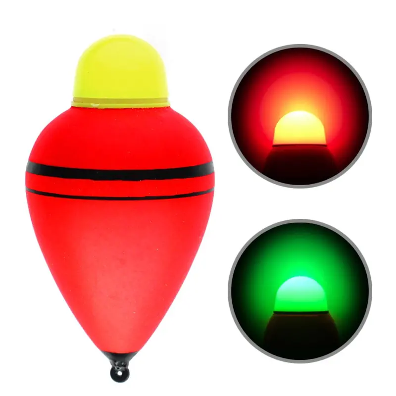 2-Pack Luminous Squid Floats – Night-Glowing Electronic Bobbers in 50g, 70g, and 90g Weights for Deep-Water Applications
