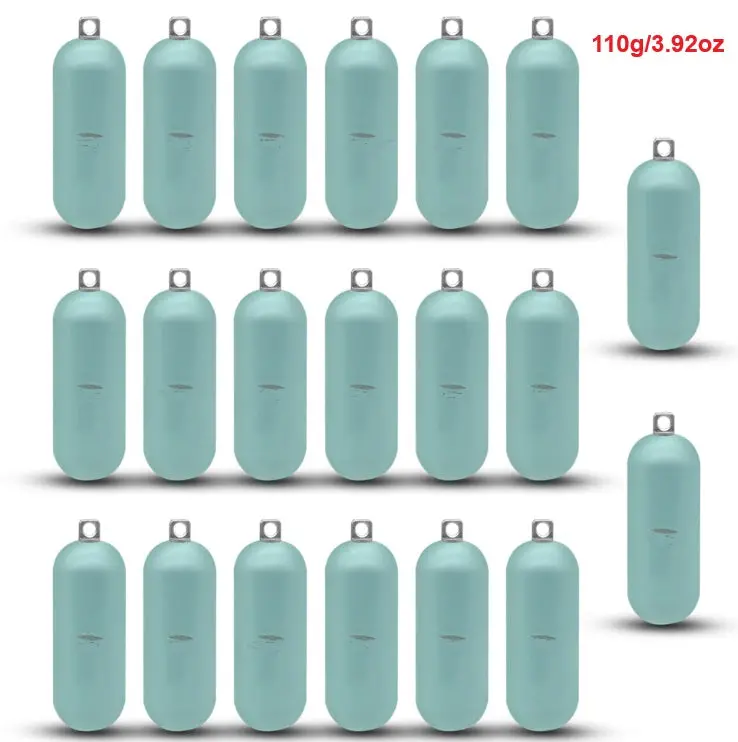 20-Pack Eco-Alloy Steel Sinkers – 110g (3.92 oz) Each for Precision Weighting