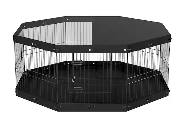 24-Inch Tall Puppy Crate – Durable Wire Kennel for Training and Safe Containment