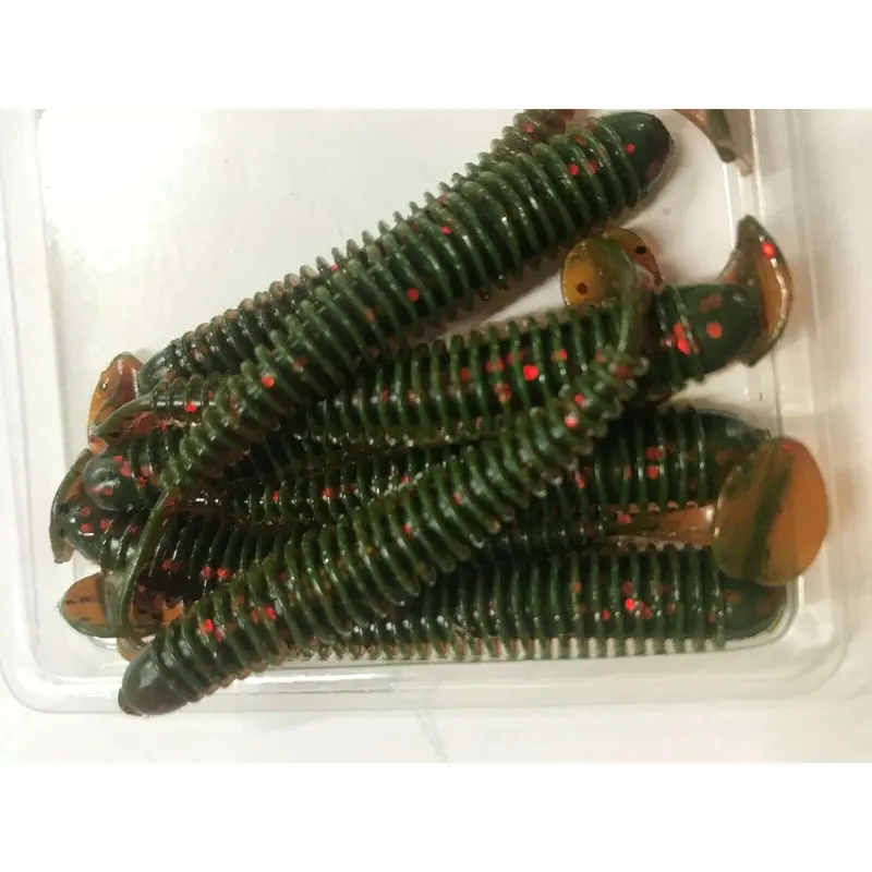 24-Piece Scented Soft Plastic Paddle Tail Grubs – 75mm, 3-Color Assortment