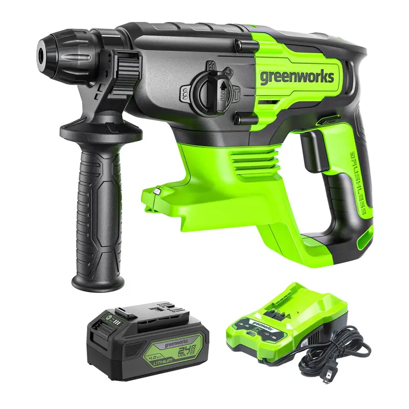 24V SDS-Plus Rotary Hammer Drill with Brushless Motor Technology
