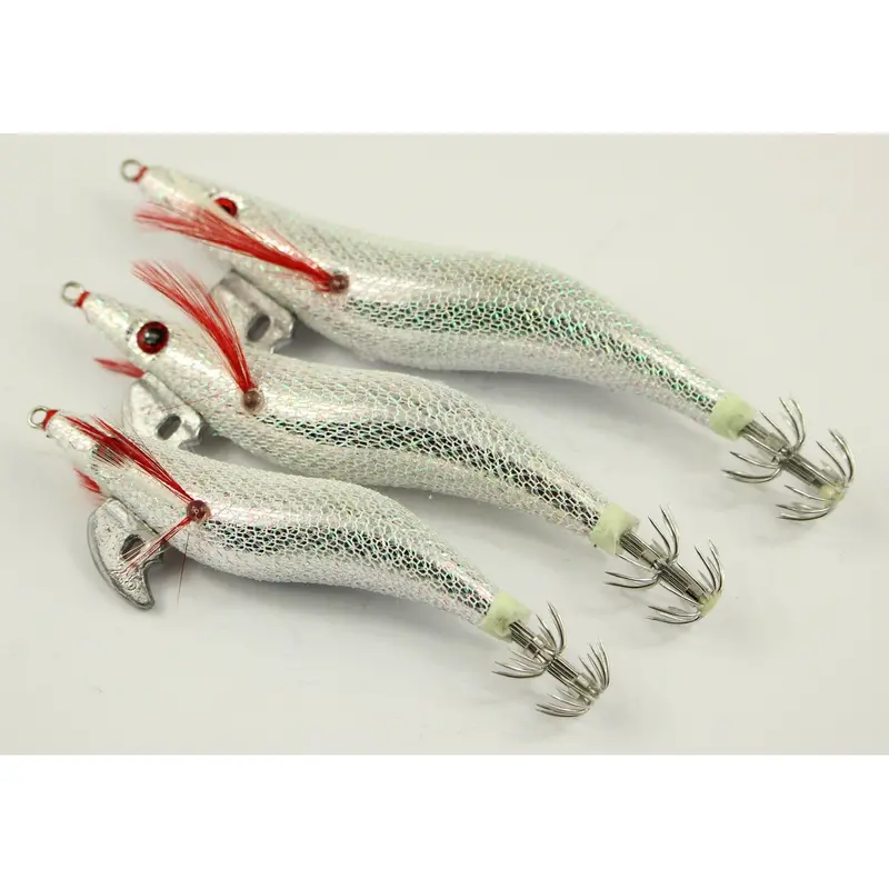 25-Count Squid Jig Box – Glow-in-the-Dark, Heavy-Duty Jigs for Deep-Water Use