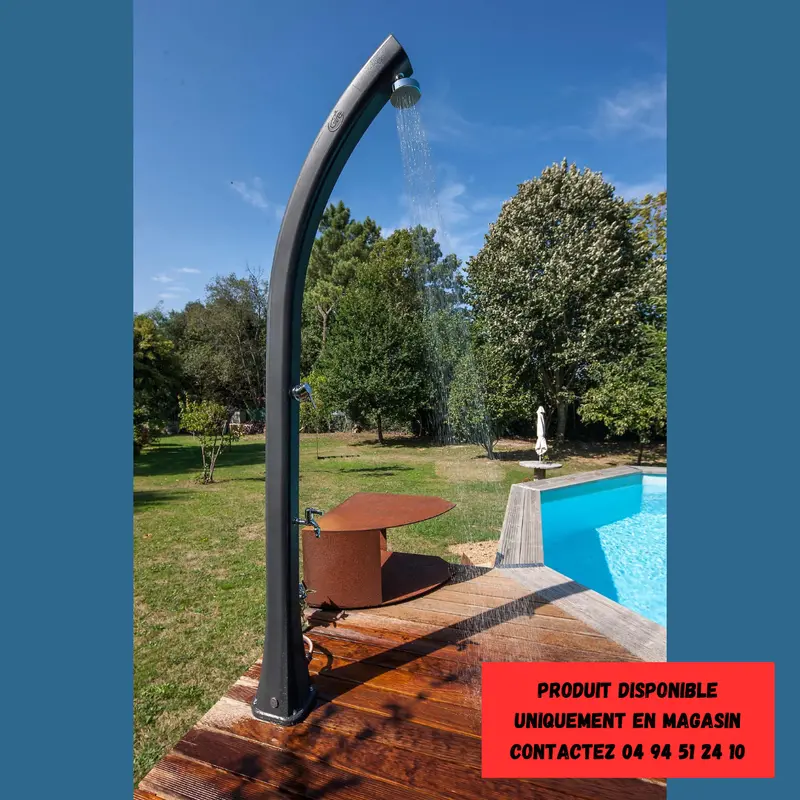 25-Liter Solar-Powered Outdoor Shower – Modern Design