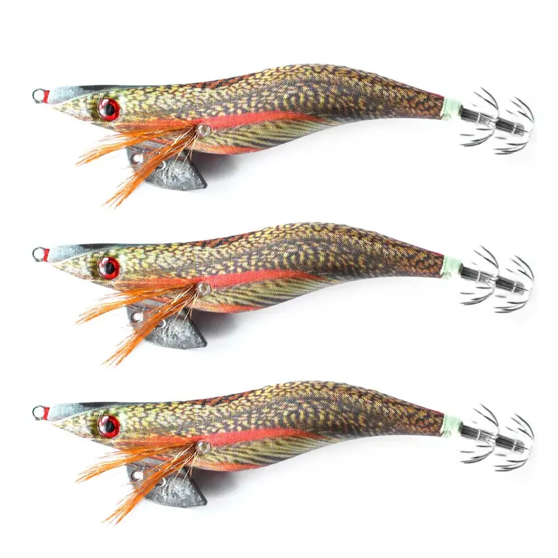 25-Pack Squid Jigs – Durable, Multi-Use Saltwater Fishing Lures