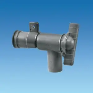 28mm Grey Drainage Tap for Waste Water Systems