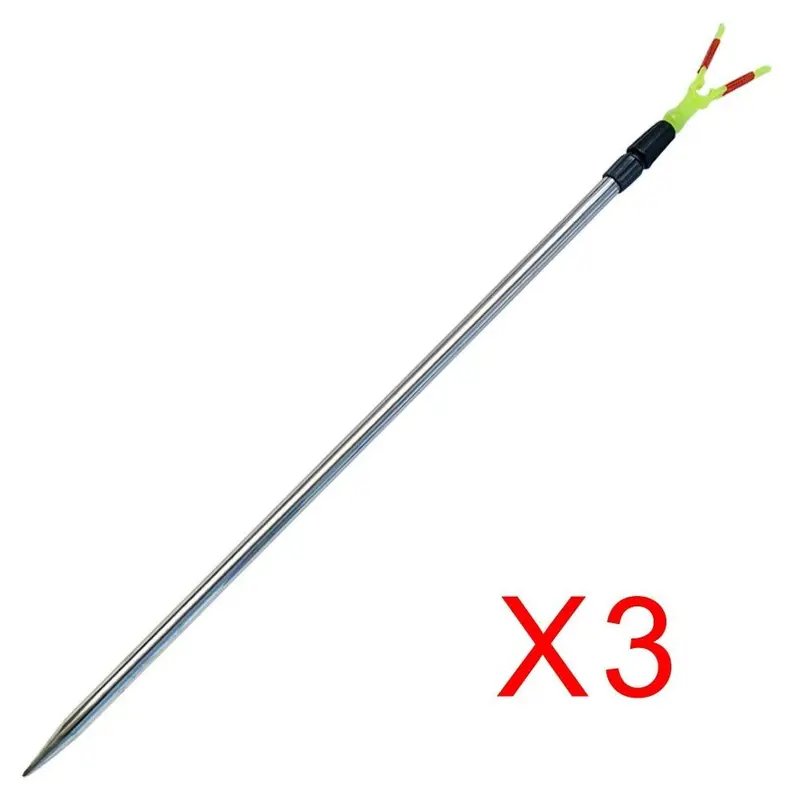 3-Piece Adjustable Alloy Telescopic Rod Rests – Compact & Stable Holders