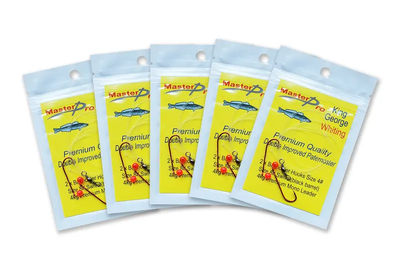 30-Pack King George Whiting Fishing Rigs with 6-Test Hook