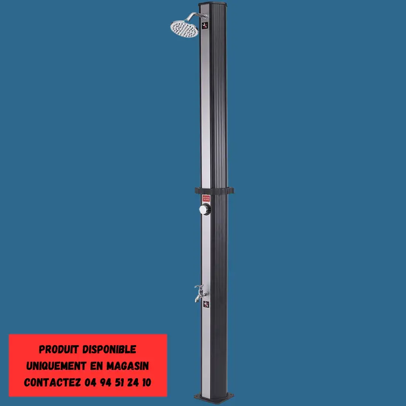 35-Liter PVC Solar Shower with Built-In Foot Wash