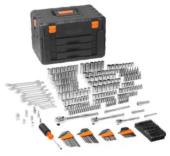 450-Piece Comprehensive Mechanics Tool Set – SAE & Metric
