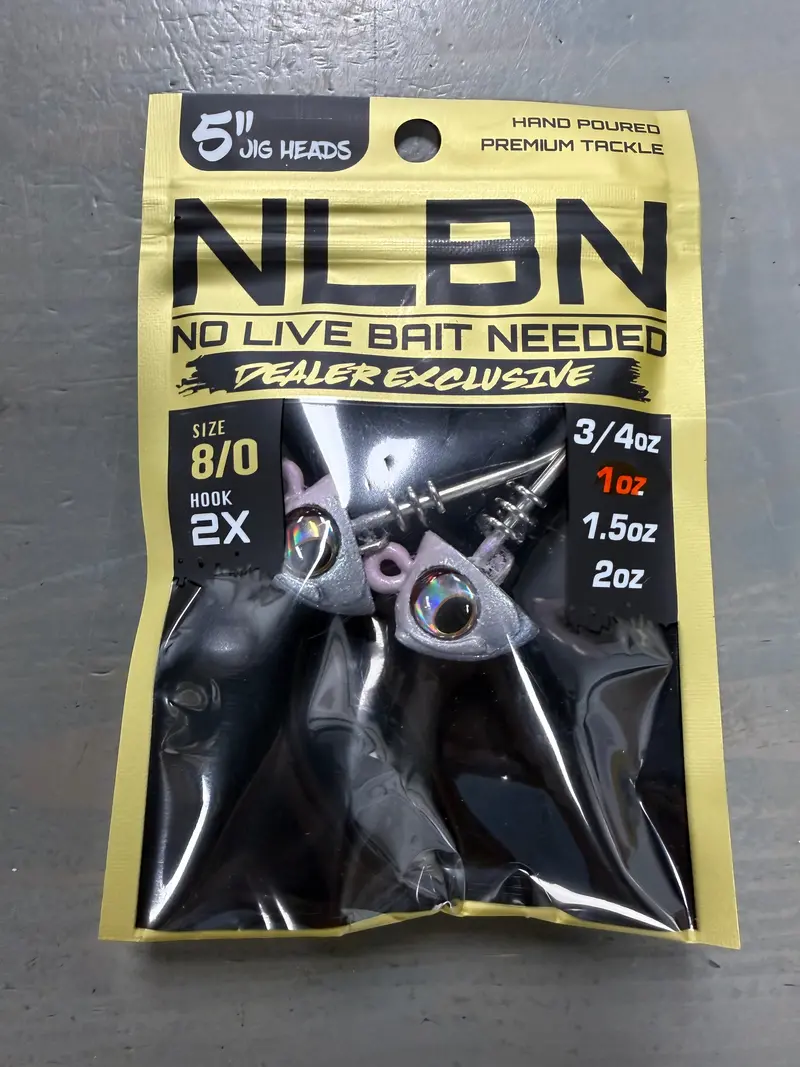 5-Inch Fishing Jig Head – 1 oz Weight