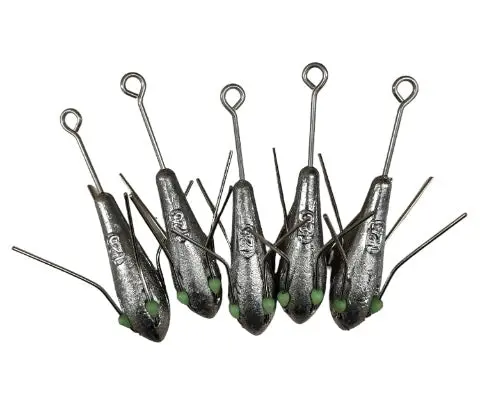 5-Pack 150g Breakaway Sinkers – Sand-Bottom Beach & Shore Fishing Weights