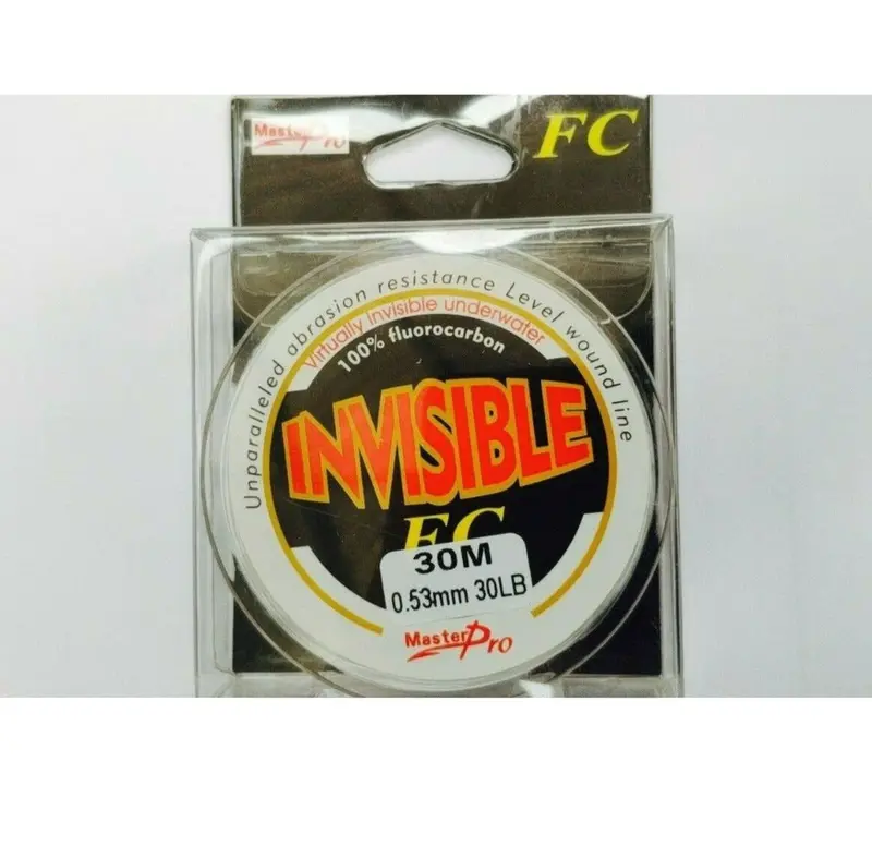 50-Meter Spool of 30lb Fluorocarbon Leader Line – 100% Pure