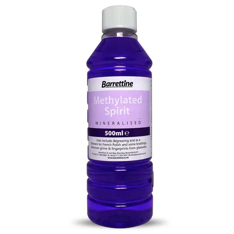 500ml Bottle of Methylated Spirits – Denatured Alcohol Solvent