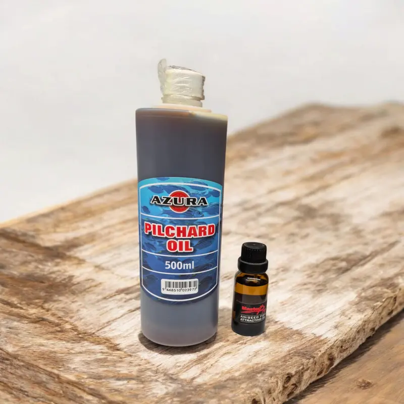 500ml Pilchard Oil + 20ml Aniseed Oil – Concentrated Fish Attractant Blend