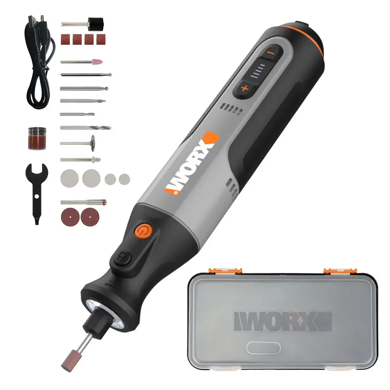 8V Cordless Rotary Tool for Detailing, Engraving, and Craft Projects