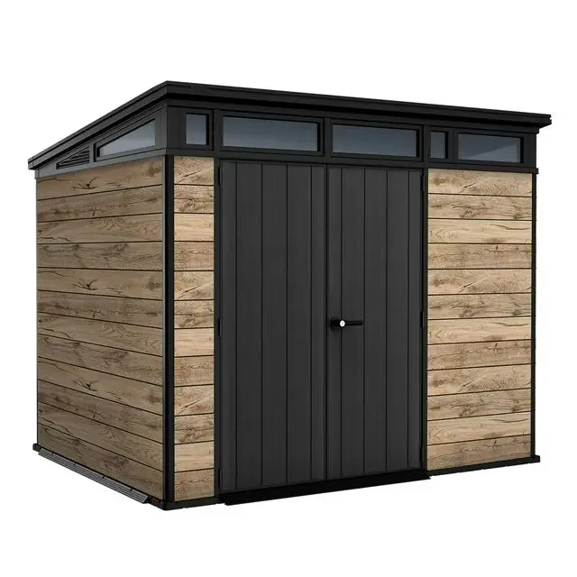 9′ x 7′ Signature Resin Outdoor Shed – Premium Weatherproof Storage