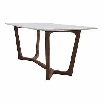 Adelaide Quartz Dining Table – Contemporary 72-Inch Oval Design with Polished Finish