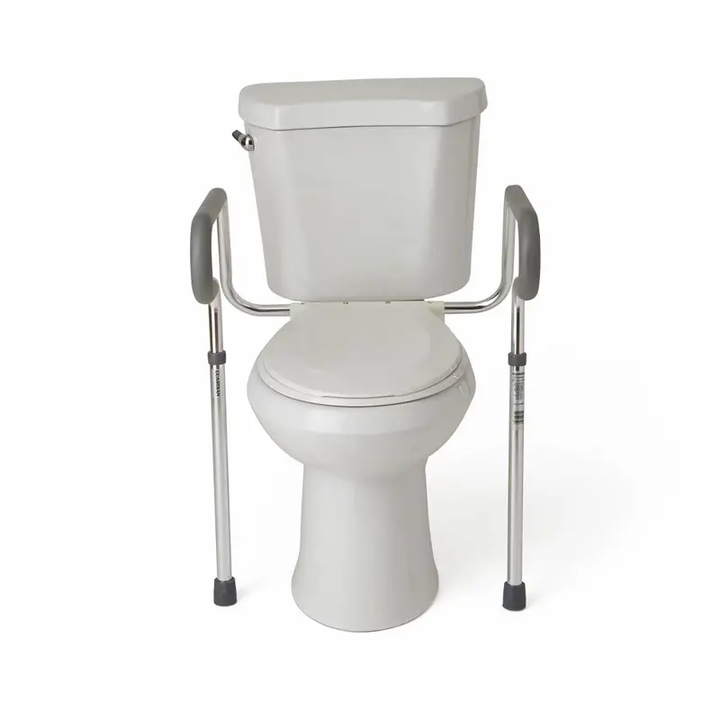 Adjustable Toilet Safety Grab Bar for Elderly and Mobility Support