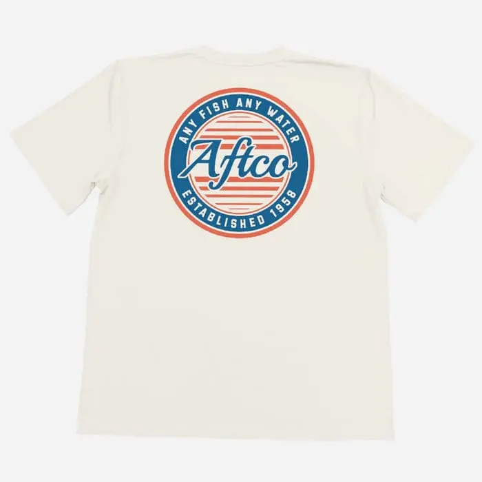 Aftco Goat Short-Sleeve Button-Down – Crisp White Casual Shirt
