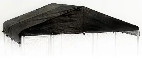 All-Weather 10 ft. x 10 ft. Waterproof Kennel Cover for Year-Round Use
