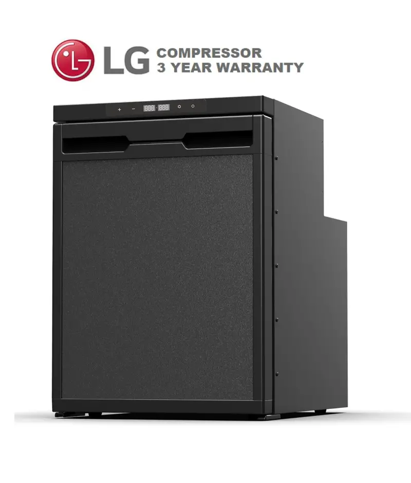 Alpicool CR50X Dual-Zone Compressor Fridge Freezer – LG Engine, Frosted Front Design