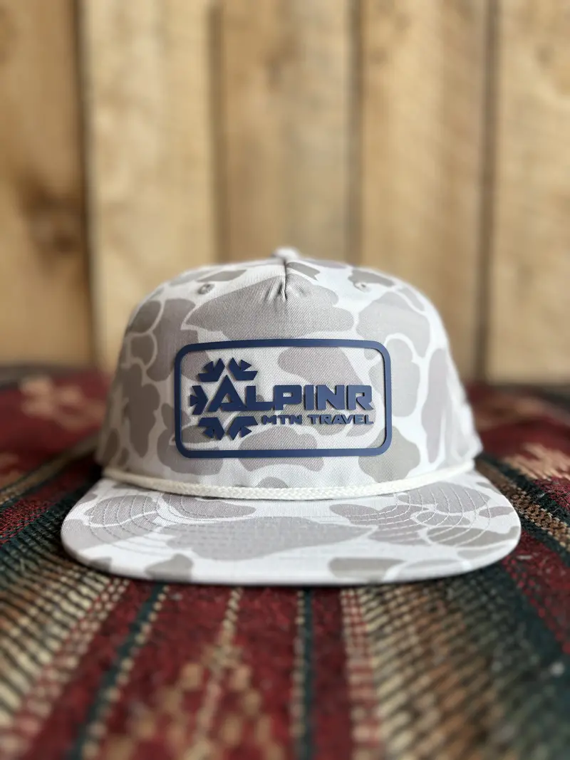 ALPINR Camo-Print White Outdoor Hat