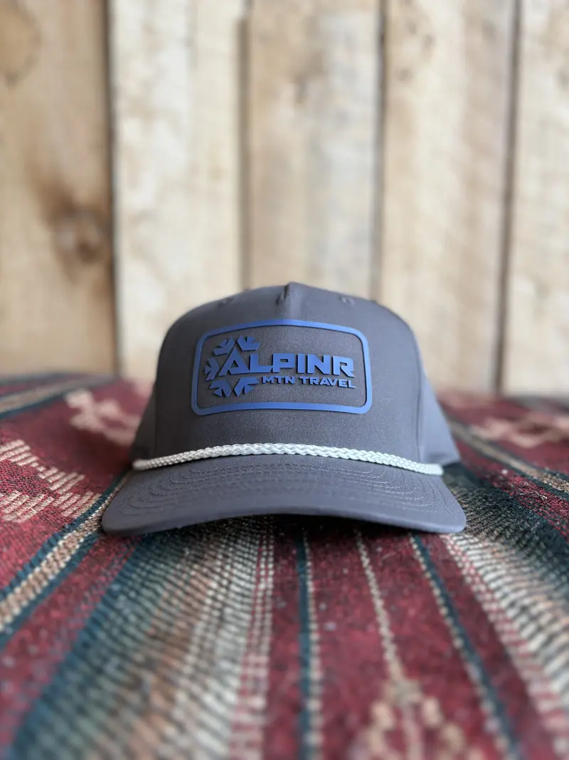 ALPINR Rope Detail Hat in Dark Grey