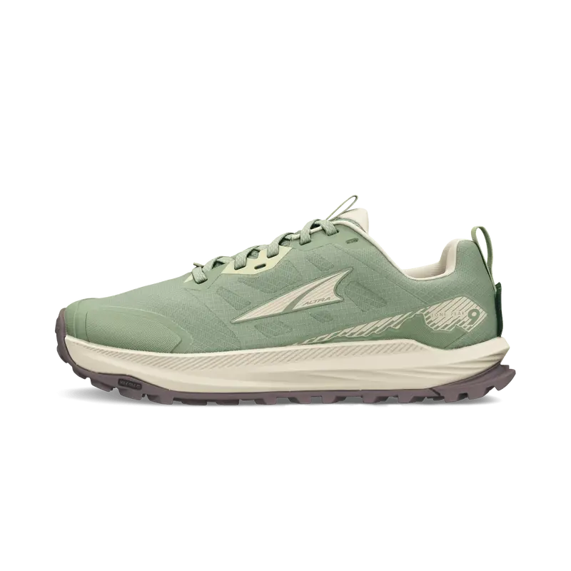 Altra Women’s Lone Peak 9 Trail Running Shoes – Zero-Drop, Wide-Toe Box in Green