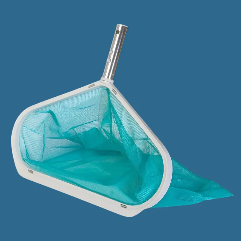 Aluminum-Handled Deep-Reach Pool Skimmer Net