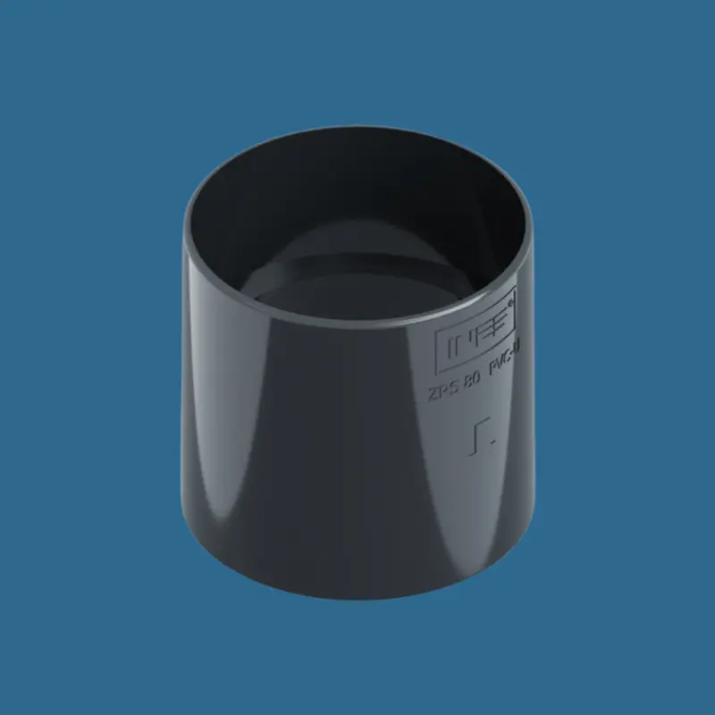 Anthracite Female-Female Gutter Sleeve – Ø8 cm – INES
