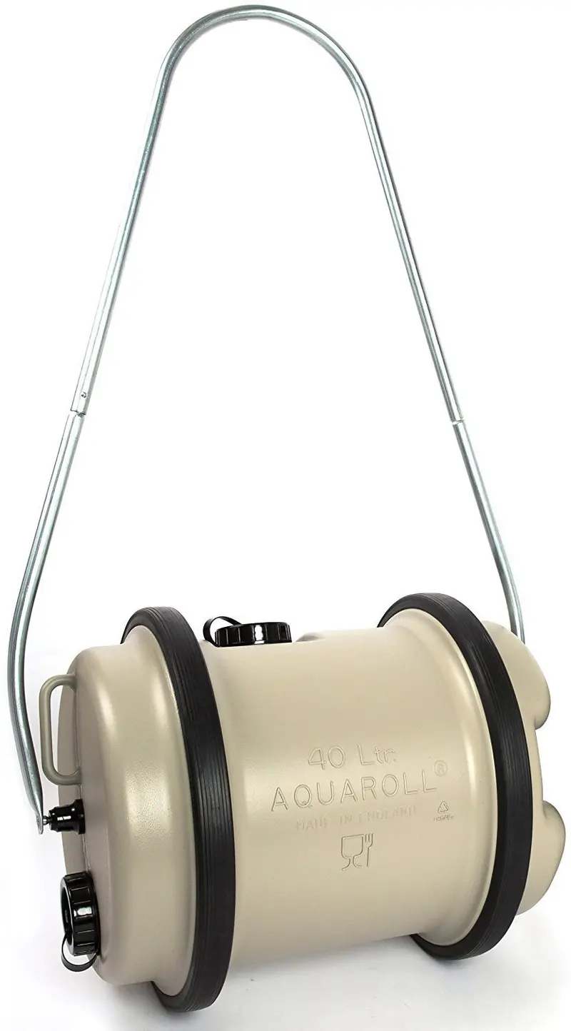 Aquaroll 40L Portable Water Carrier with Fl Hitchman Fitting