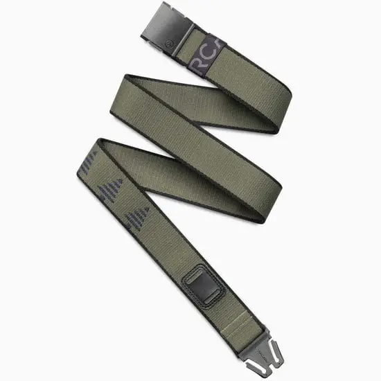 Arcade Blackwood Ivy Green Webbing Belt