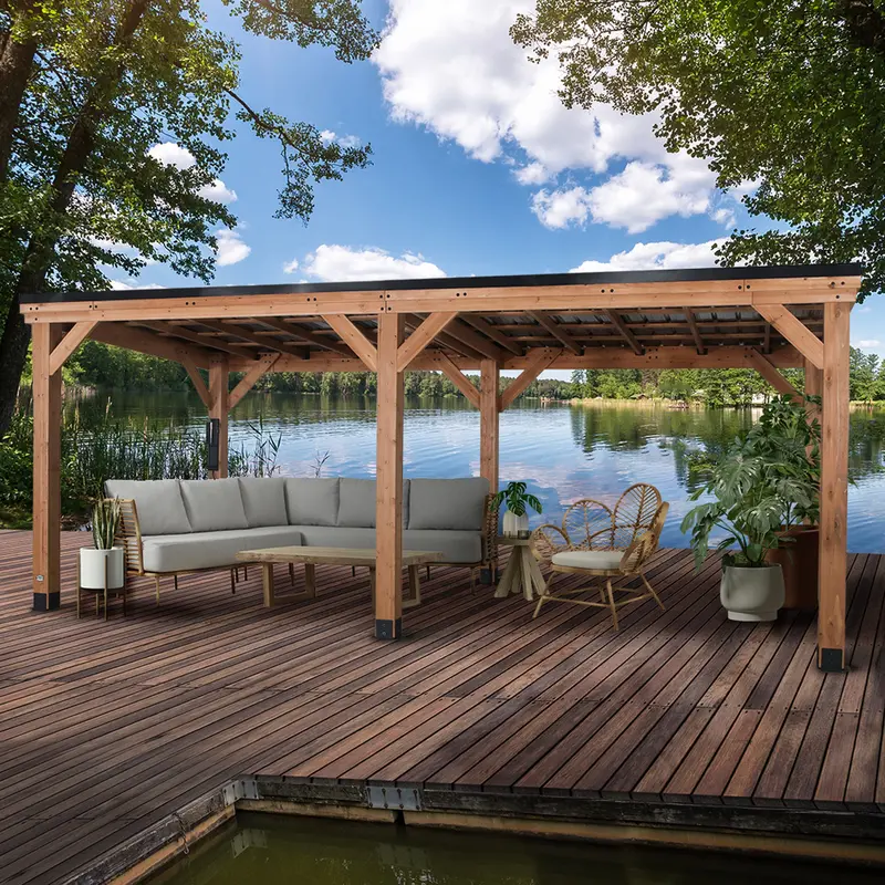 Arcadia 20×9.5 Elegant Hardtop Gazebo