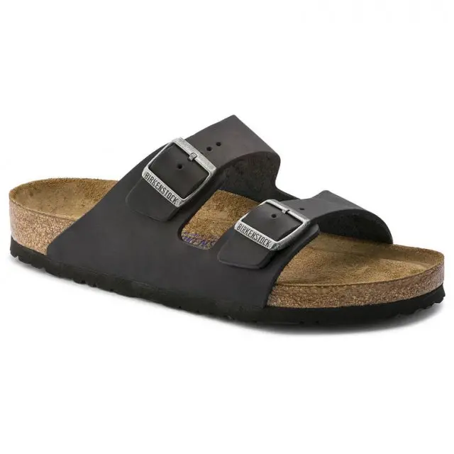 Arizona Soft Footbed Sandals in Oiled Leather