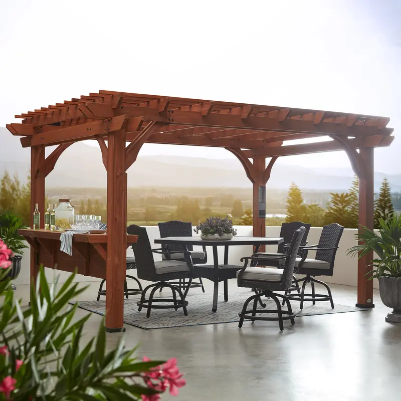 Ashland 14×10 Outdoor Pergola Kit