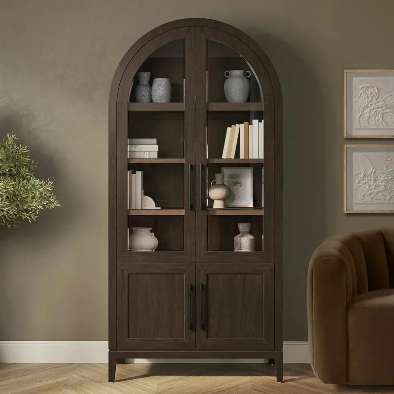 Aspen 80-Inch Modern Bookcase Unit