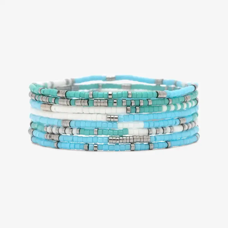 Assorted Seed Bead Stretch Bracelets (8-Pack)
