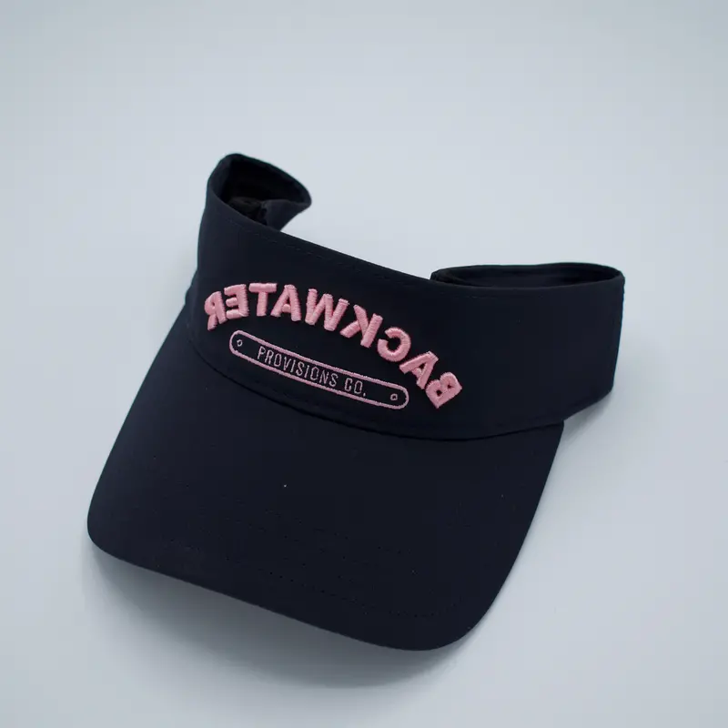 Backward Logo Adjustable Sports Visor