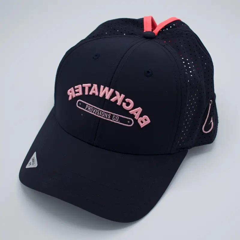 Backward Logo Ponytail Hat for Women