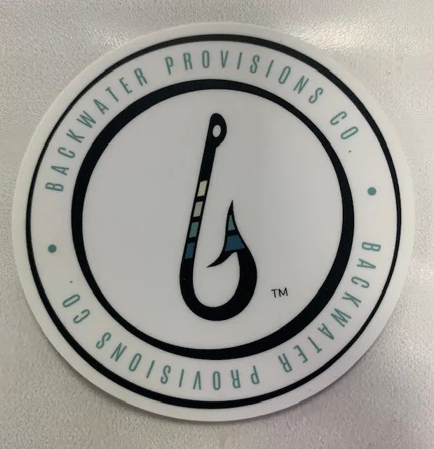Backwater Circle with Hook Sticker Pack – Waterproof Decals