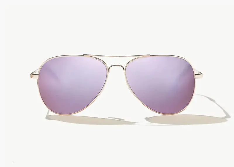 Bajio Soldado Rose Gold Polarized Sunglasses