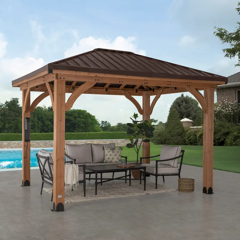 Barrington 12×10 Durable Steel Gazebo