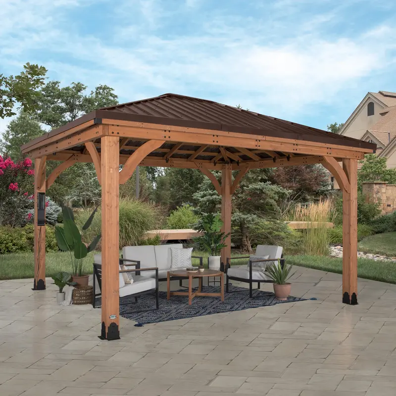 Barrington 14×10 Modern Aluminum Gazebo